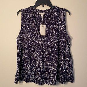LUCKY BRAND NWT Navy tank Sz XL